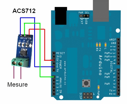 Arduino with current sensor